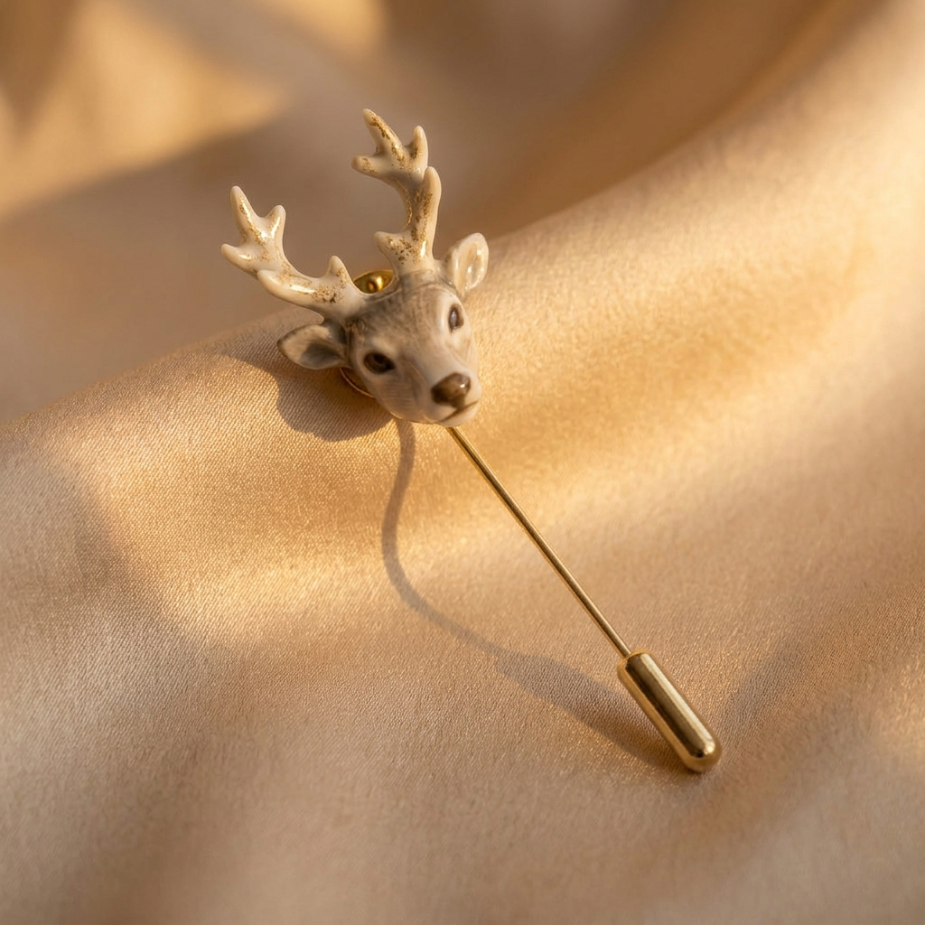 Cervus - Stag Lapel Pin
